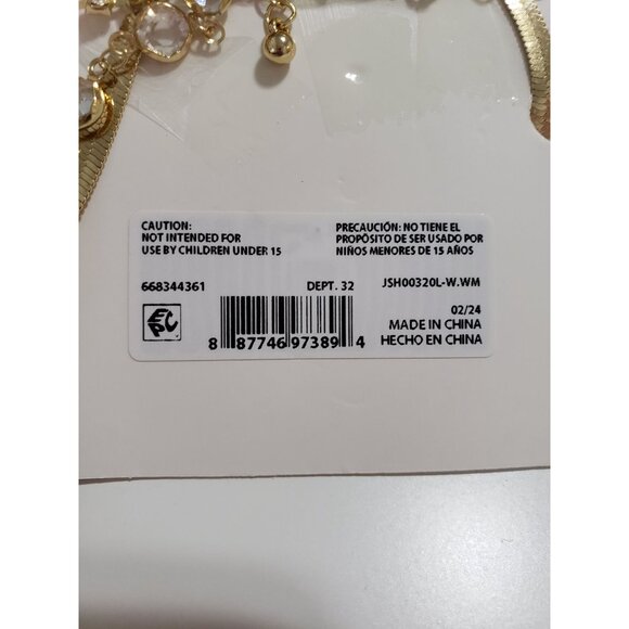 Jessica Simpson gold tone Anklet Set, Set of 3 - Picture 5 of 7